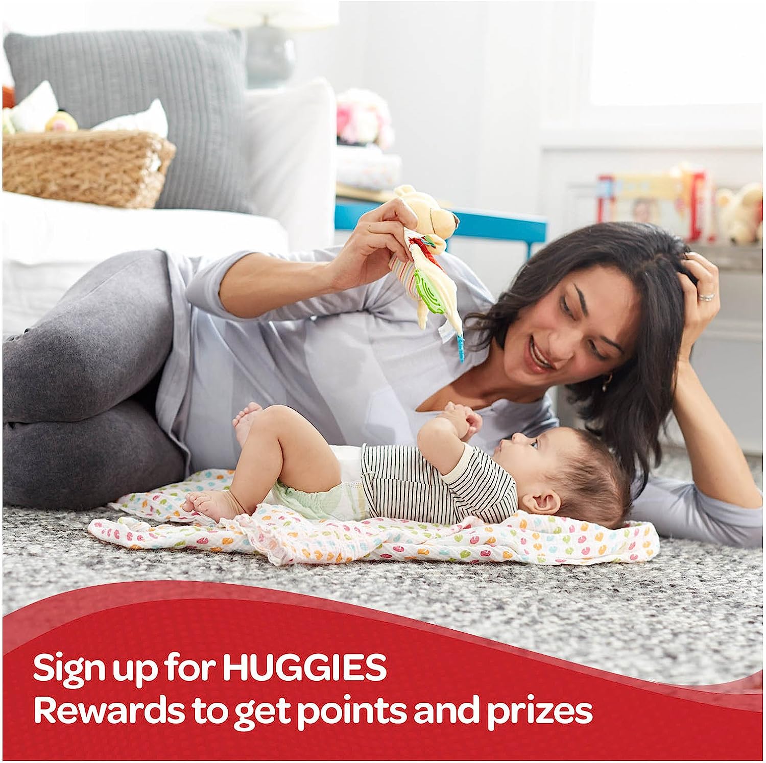 Baby Diapers Size Newborn (up to 10 lbs), 128ct, Huggies Little Snugglers - Image 9